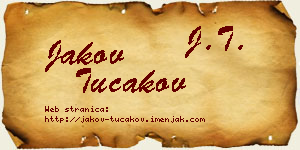 Jakov Tucakov vizit kartica